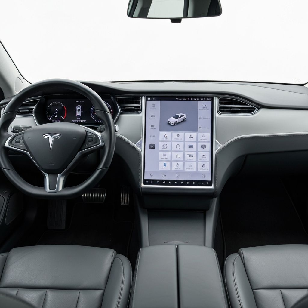 Tesla Interior Detail